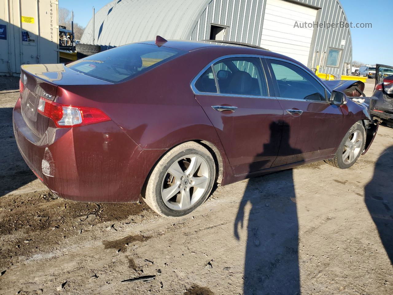 2009 Acura Tsx  Burgundy vin: JH4CU26609C014757