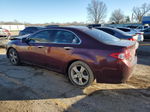 2009 Acura Tsx  Burgundy vin: JH4CU26609C014757