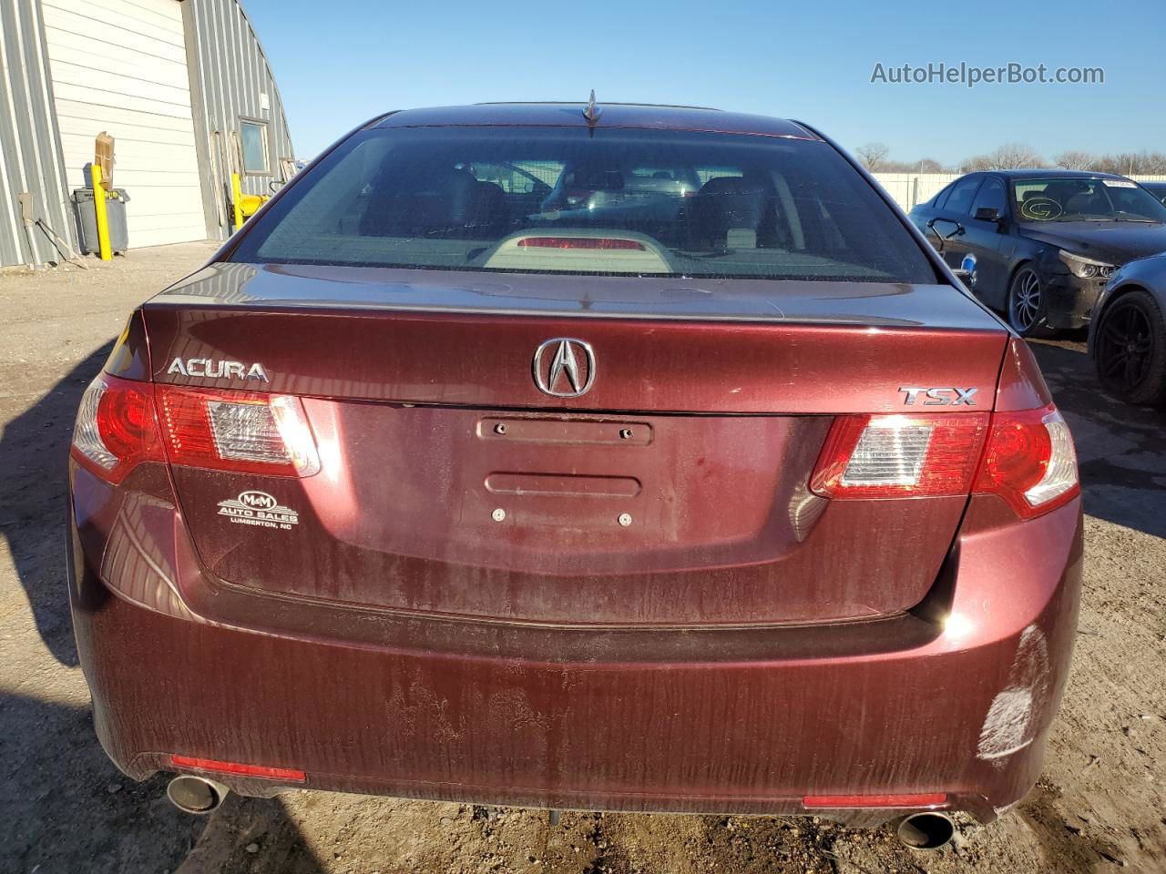 2009 Acura Tsx  Burgundy vin: JH4CU26609C014757