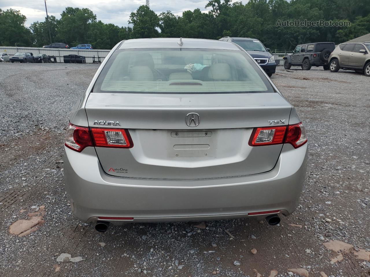 2009 Acura Tsx  Silver vin: JH4CU26609C022602