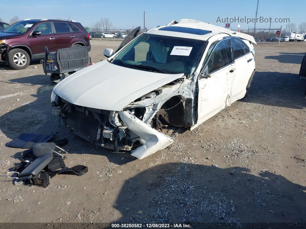 2009 Acura Tsx   White vin: JH4CU26619C012872