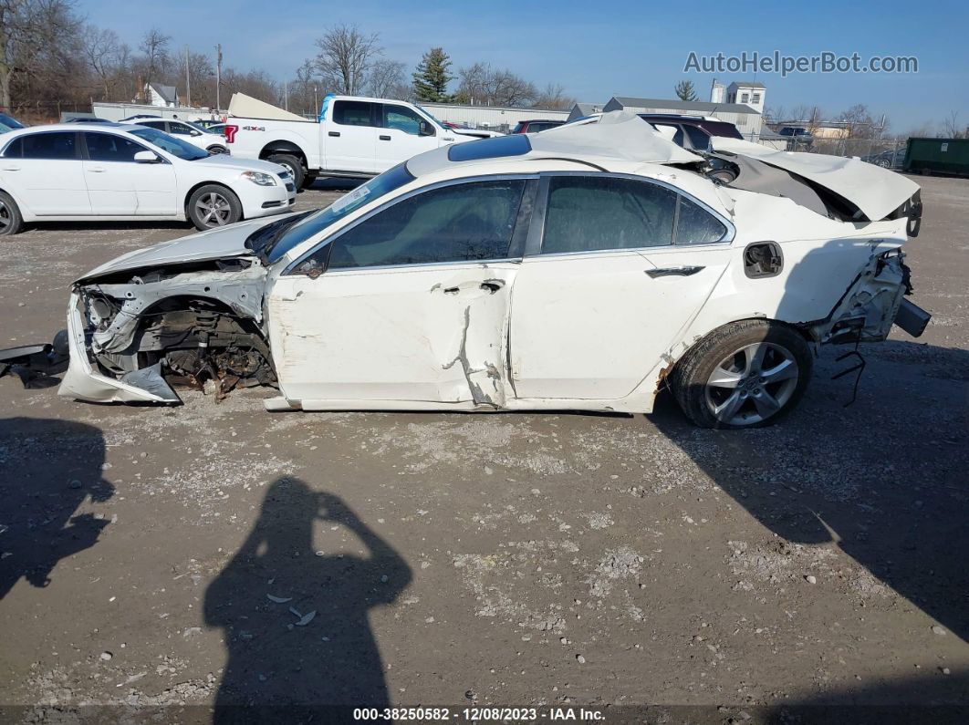 2009 Acura Tsx   White vin: JH4CU26619C012872