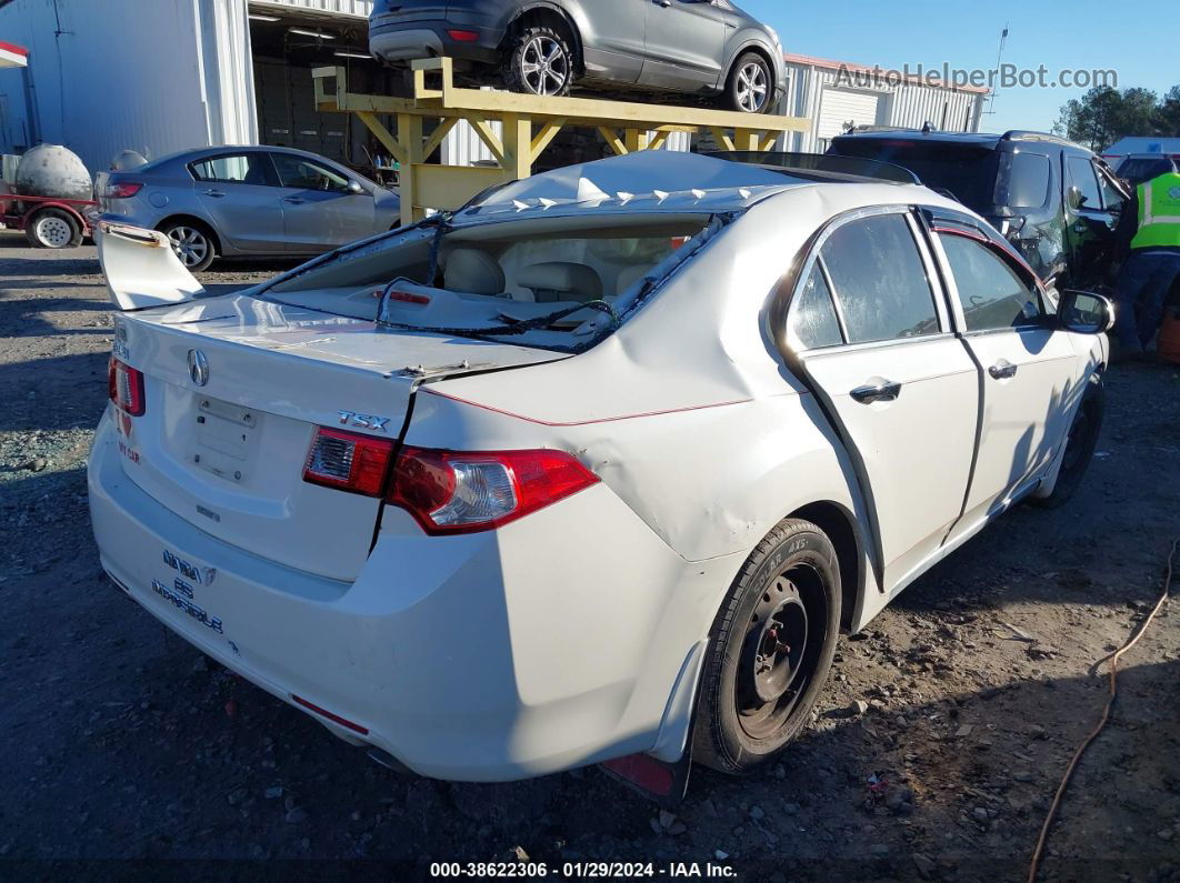 2009 Acura Tsx   White vin: JH4CU26619C013536