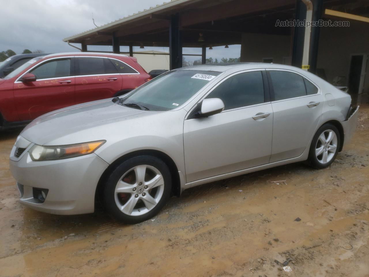 2009 Acura Tsx  Silver vin: JH4CU26619C016842