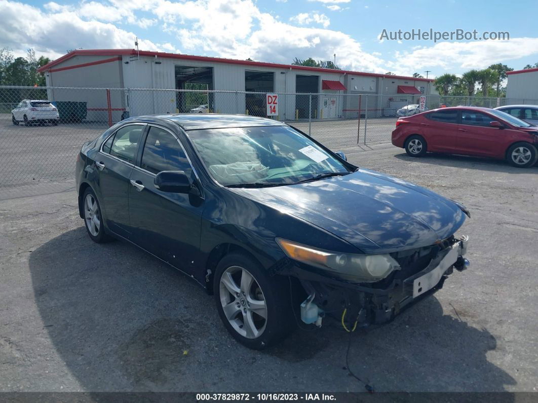 2009 Acura Tsx Черный vin: JH4CU26619C021152