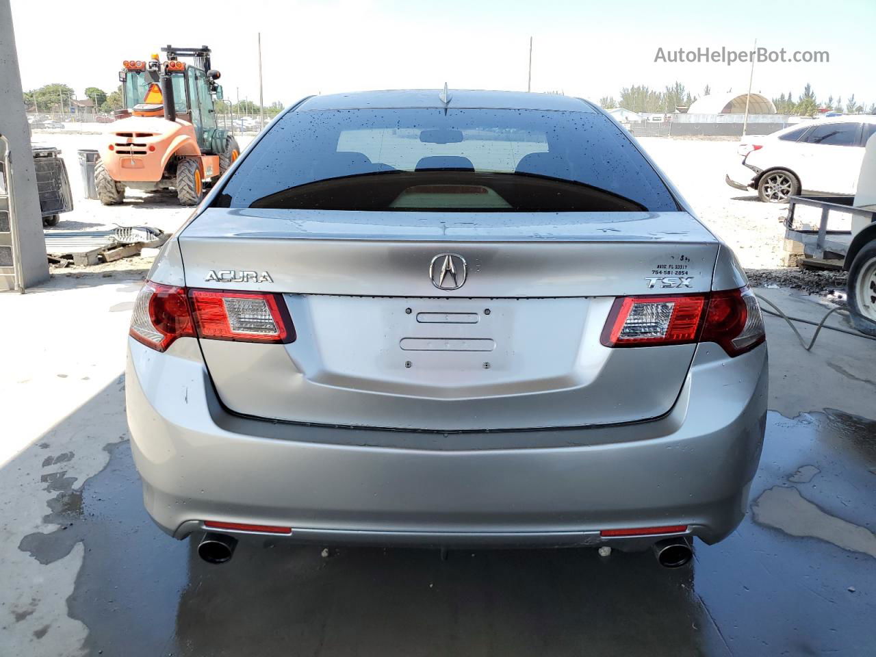 2009 Acura Tsx  Silver vin: JH4CU26619C024956