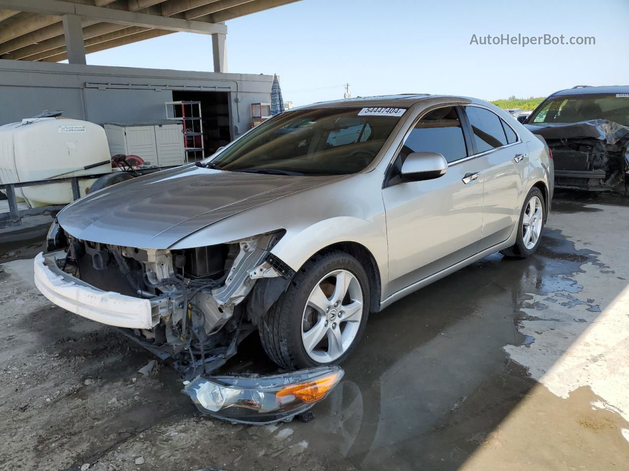 2009 Acura Tsx  Silver vin: JH4CU26619C024956