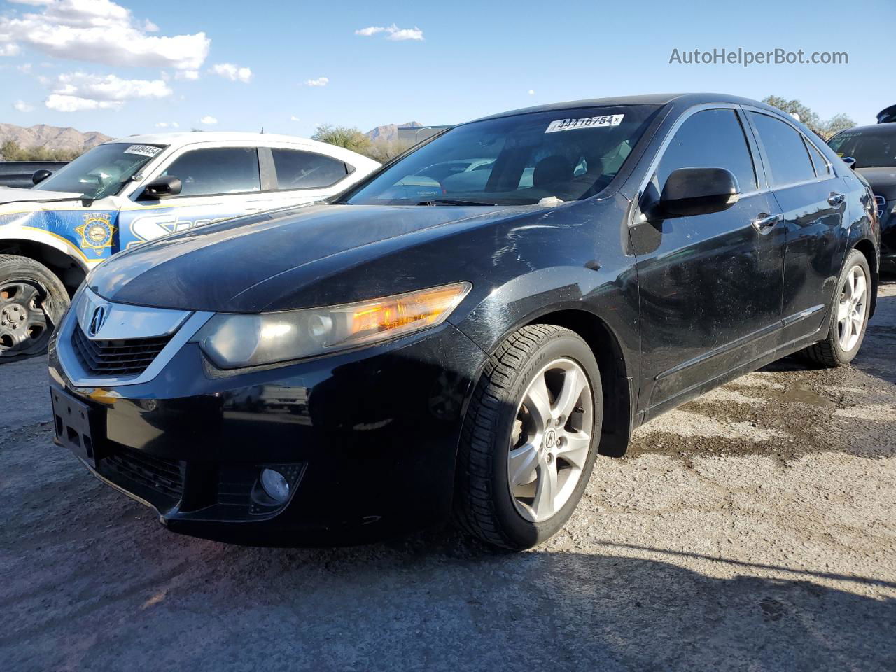 2009 Acura Tsx  Black vin: JH4CU26629C000665