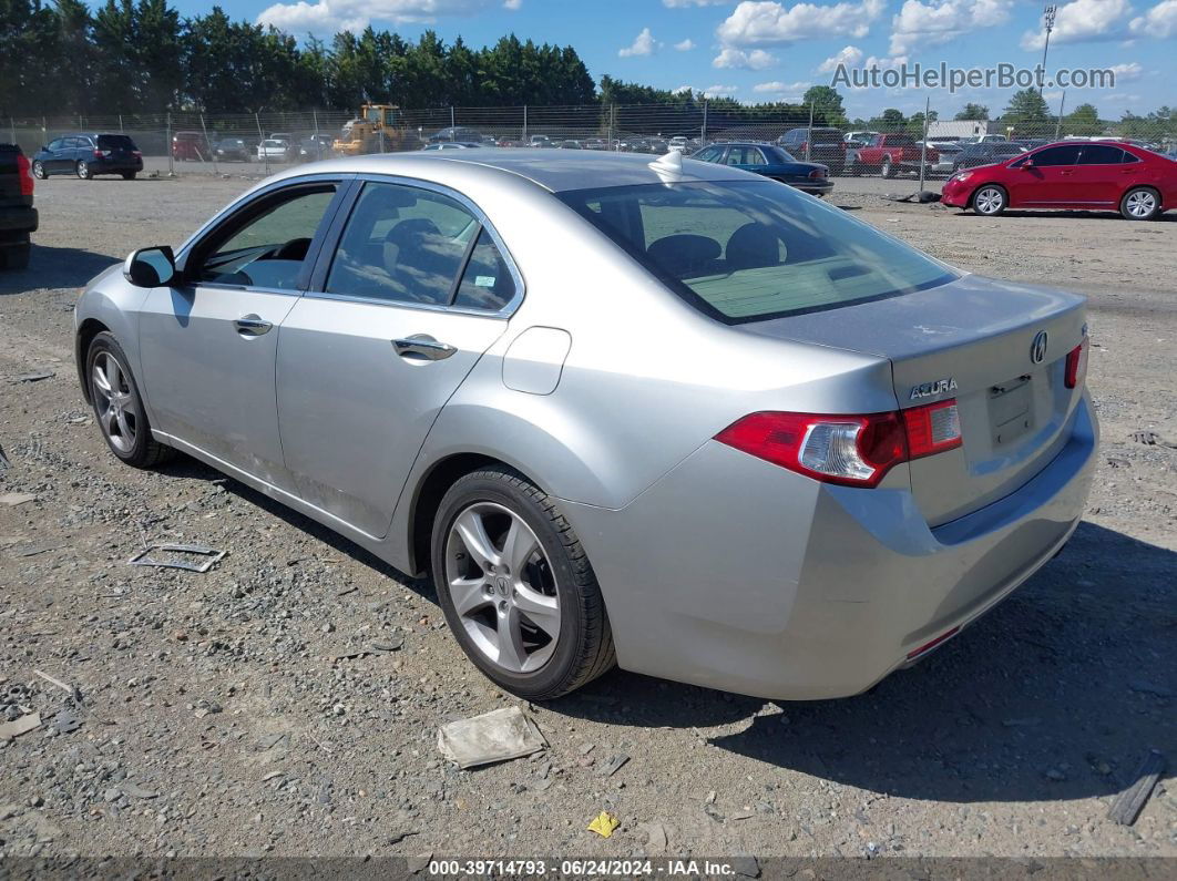 2009 Acura Tsx   Silver vin: JH4CU26629C003601