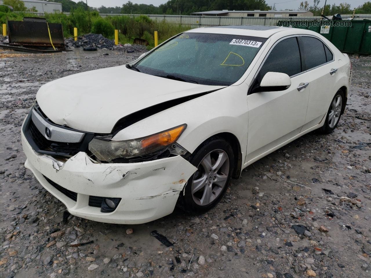 2009 Acura Tsx  Белый vin: JH4CU26629C009687