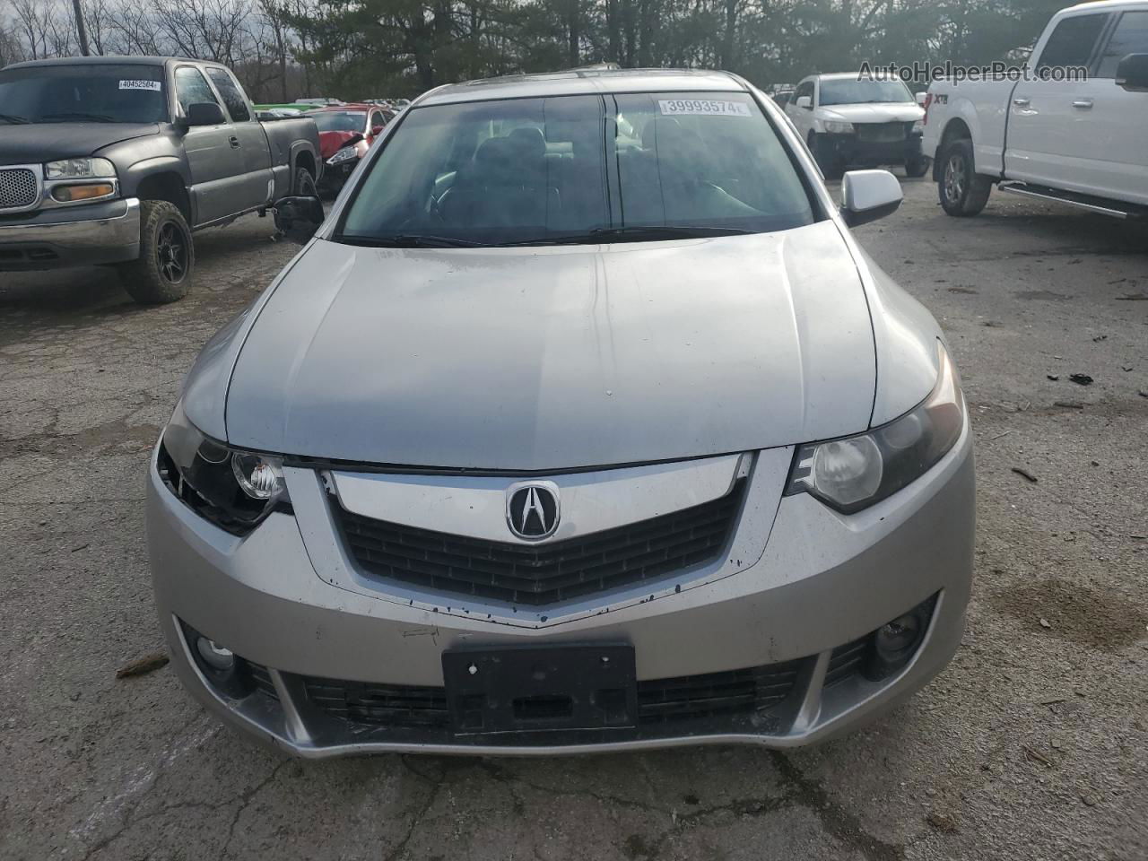 2009 Acura Tsx  Silver vin: JH4CU26629C016784