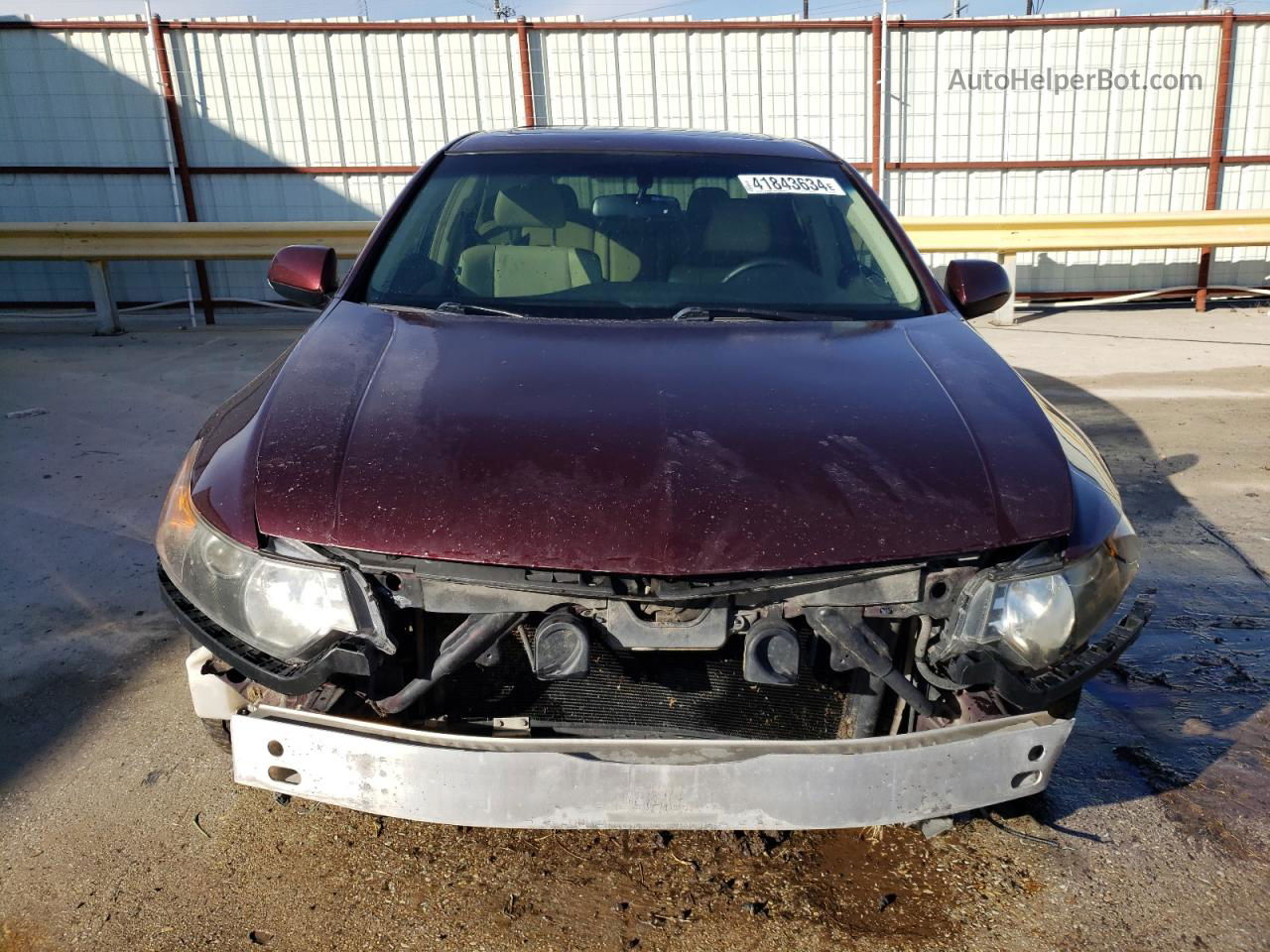 2009 Acura Tsx  Burgundy vin: JH4CU26629C018129