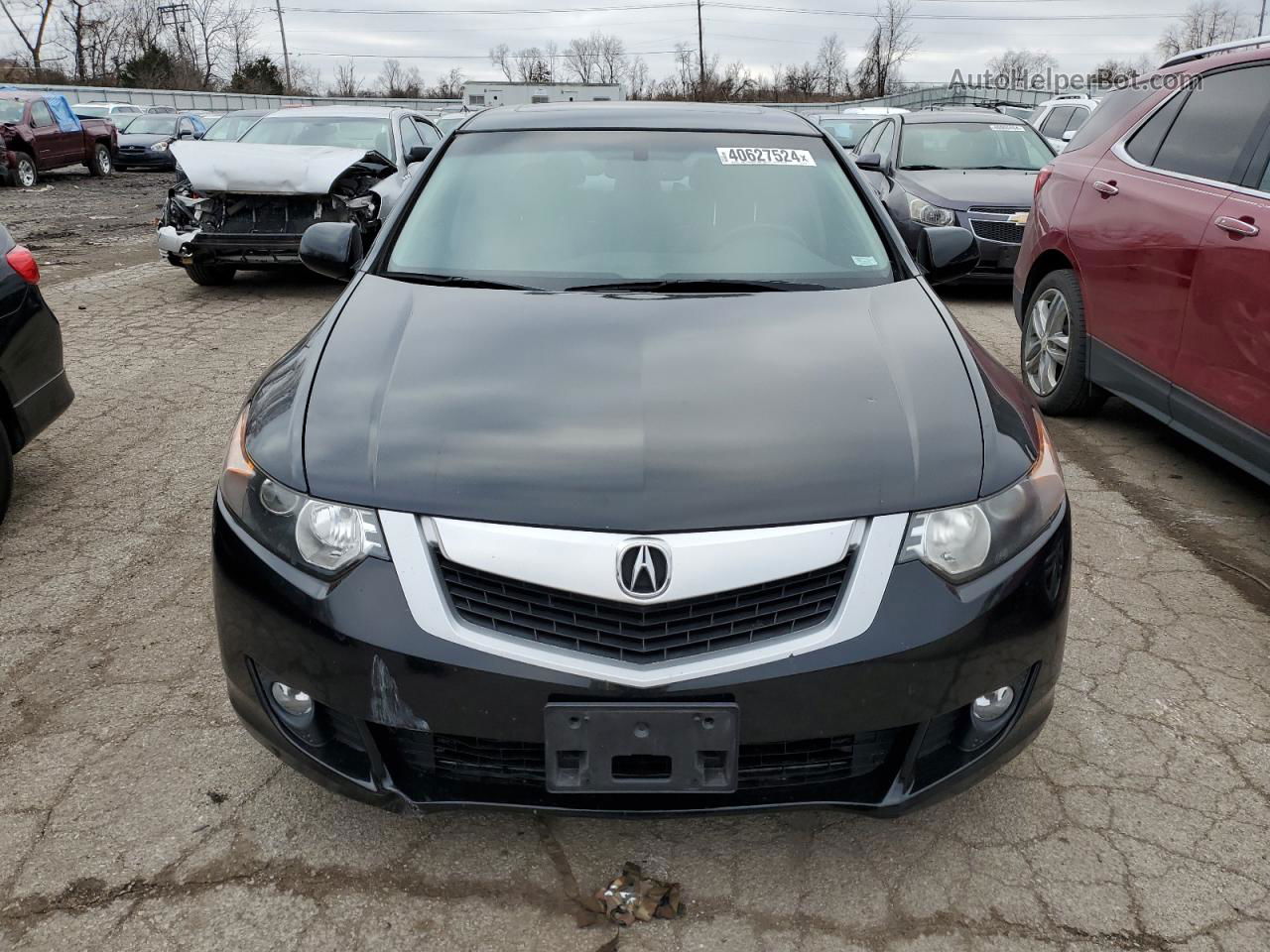 2009 Acura Tsx  Black vin: JH4CU26629C018521