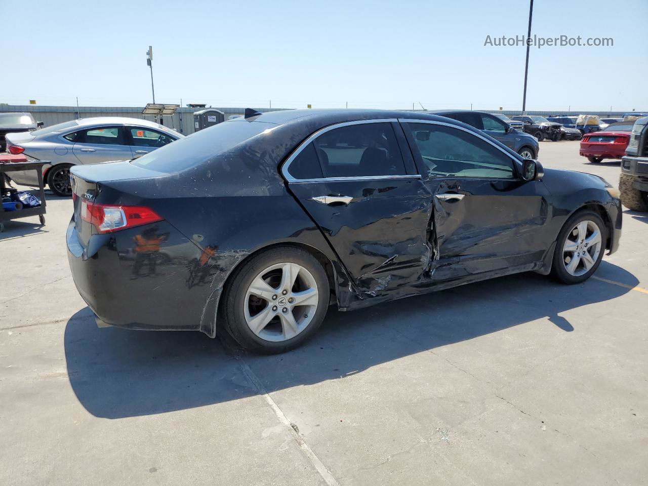 2009 Acura Tsx  Черный vin: JH4CU26629C024299