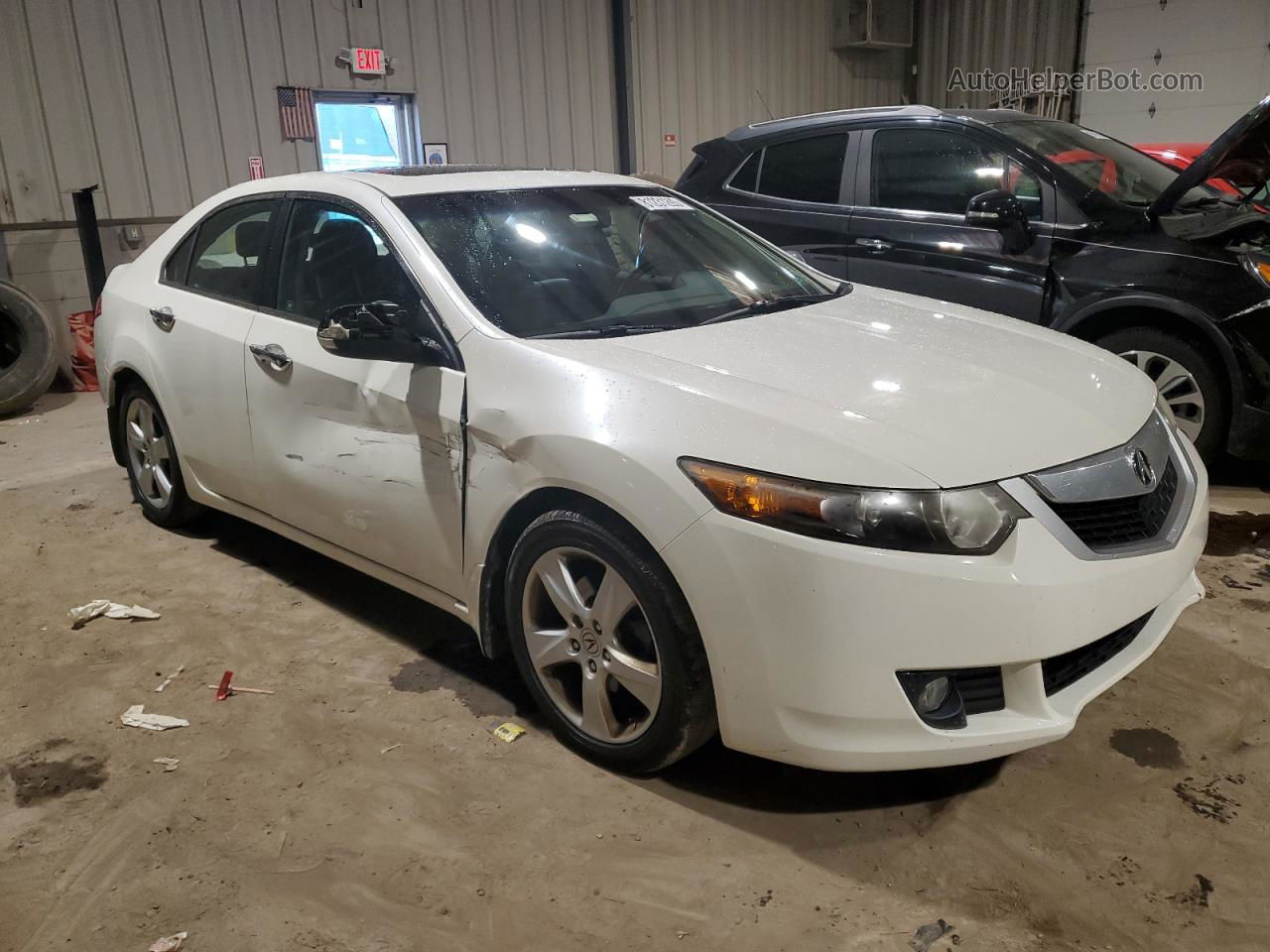 2009 Acura Tsx  White vin: JH4CU26629C027266