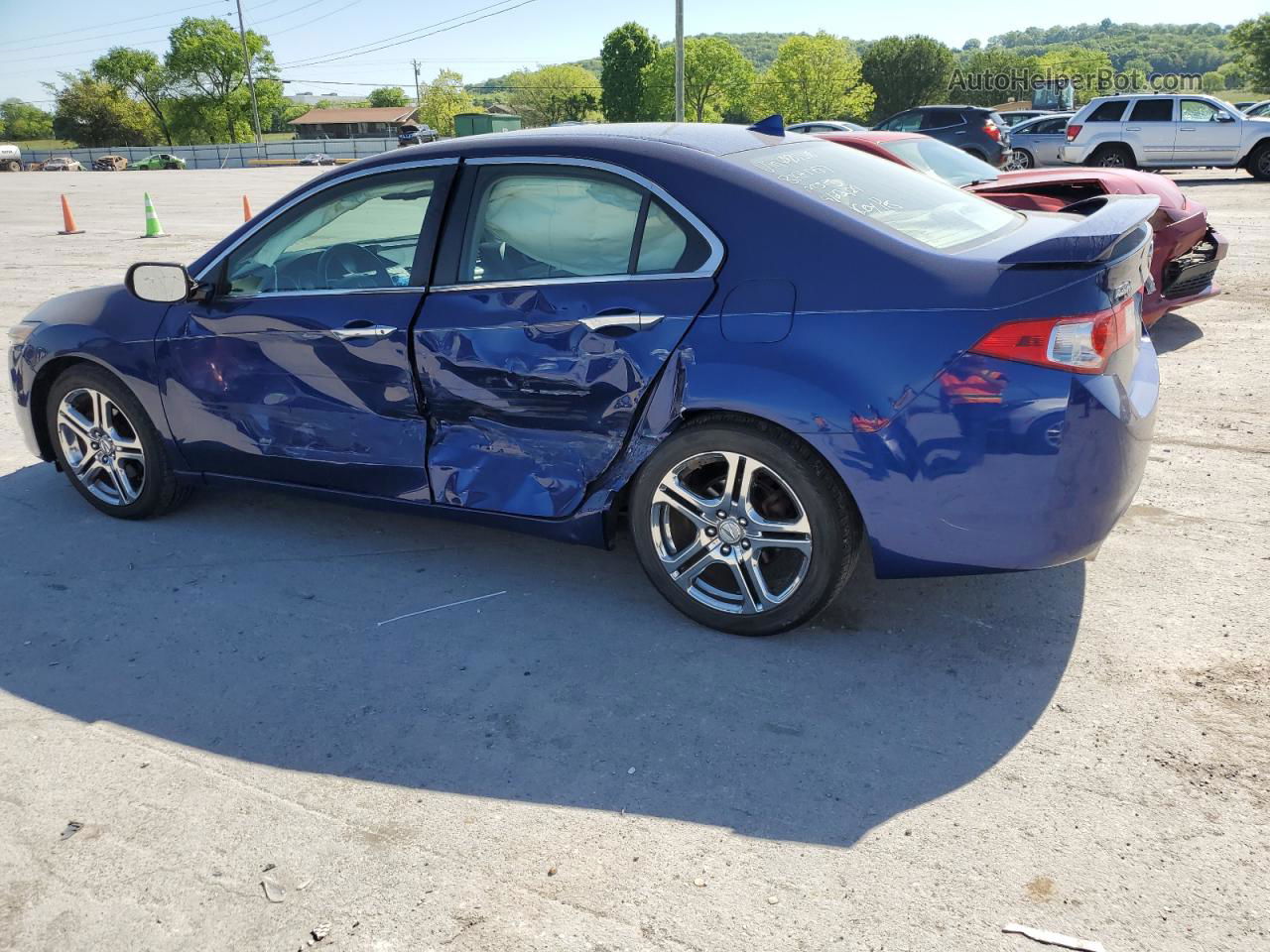 2009 Acura Tsx  Blue vin: JH4CU26639C001548