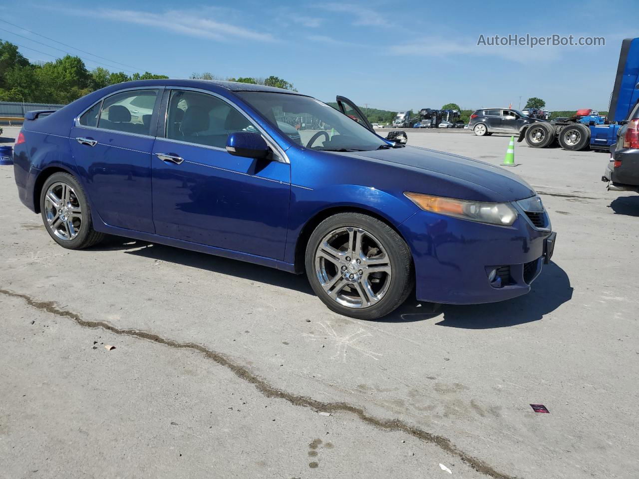 2009 Acura Tsx  Blue vin: JH4CU26639C001548