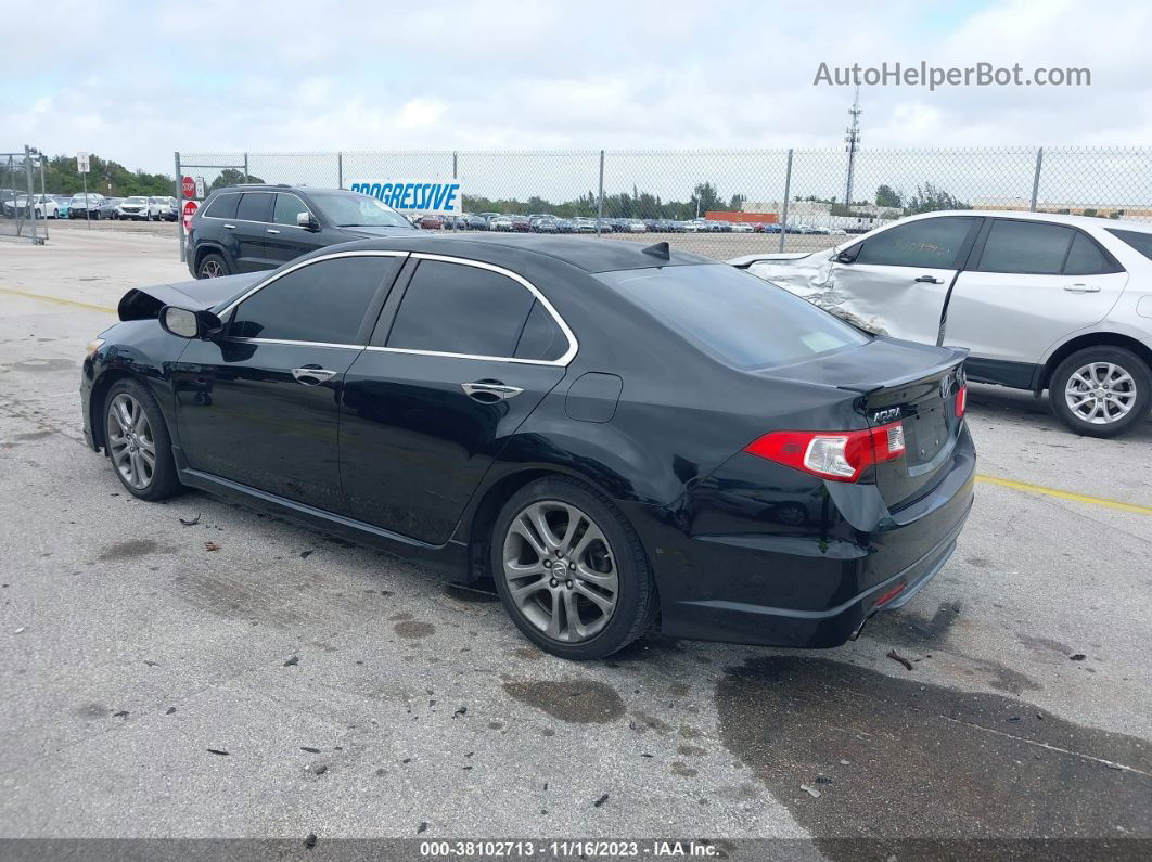 2009 Acura Tsx Black vin: JH4CU26639C002814