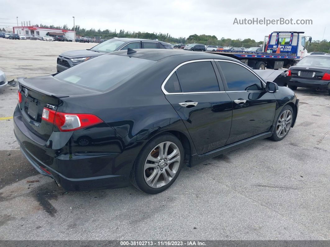 2009 Acura Tsx Black vin: JH4CU26639C002814