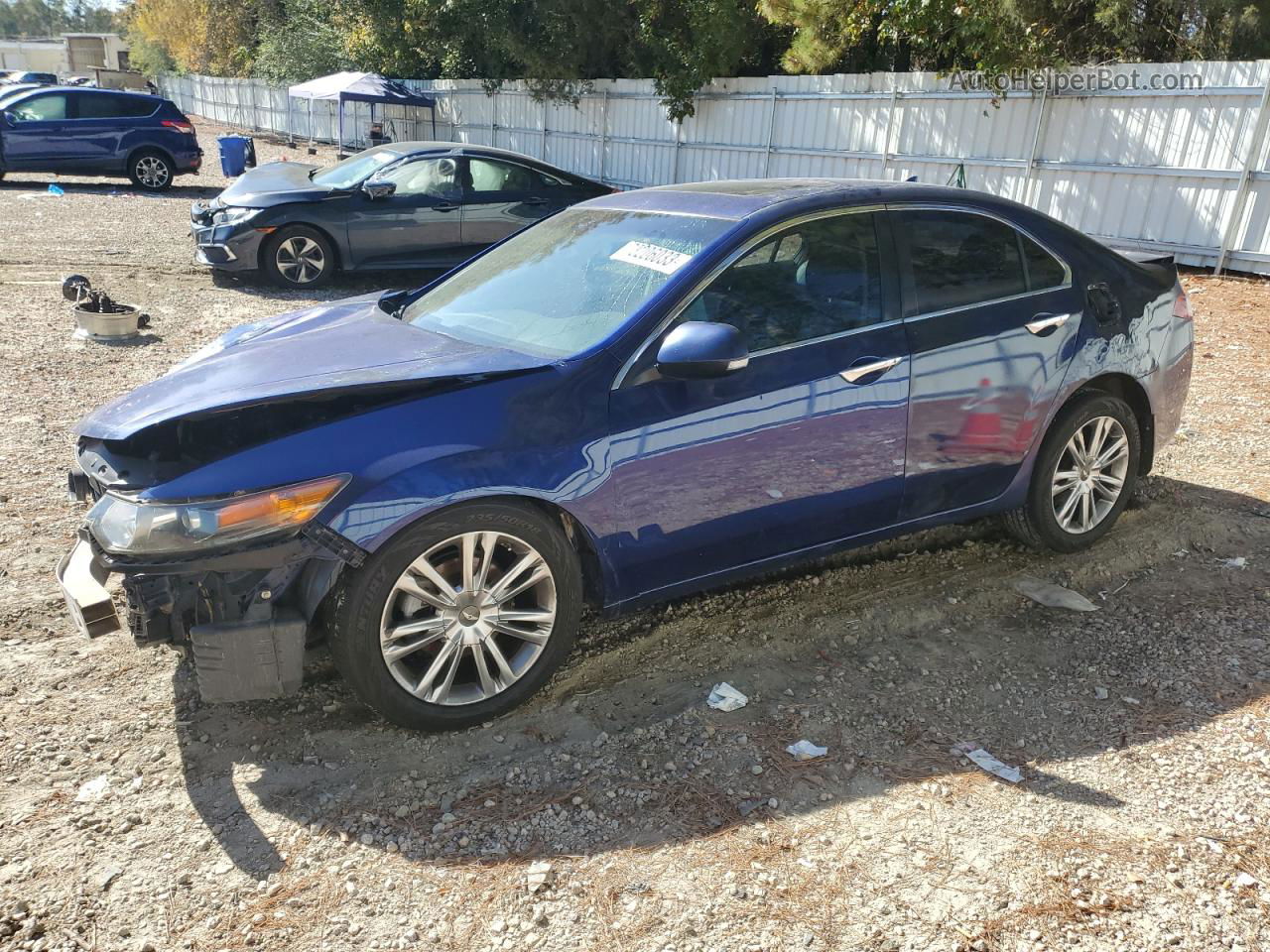 2009 Acura Tsx  Blue vin: JH4CU26639C008015