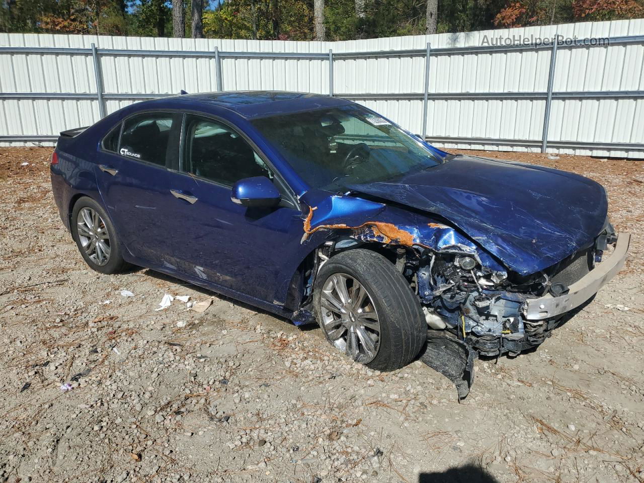 2009 Acura Tsx  Blue vin: JH4CU26639C008015