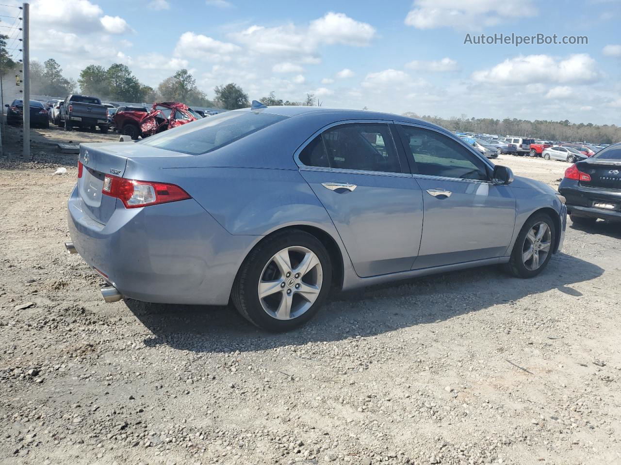 2009 Acura Tsx  Синий vin: JH4CU26639C010296