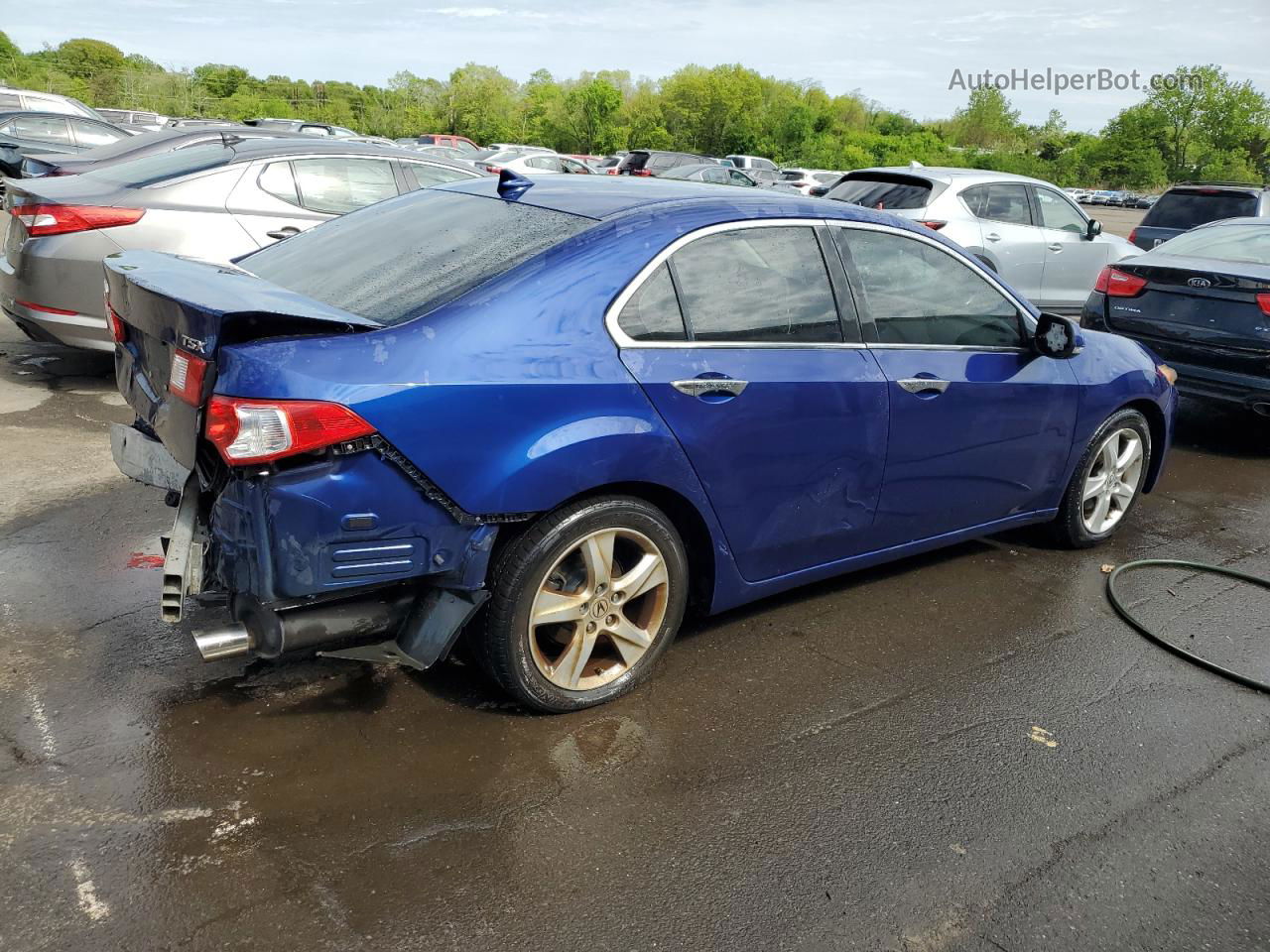 2009 Acura Tsx  Blue vin: JH4CU26649C000506