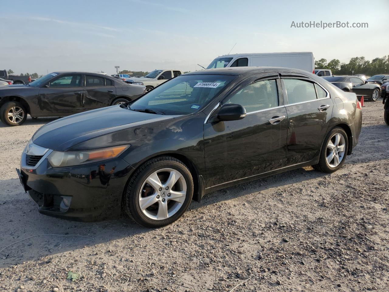 2009 Acura Tsx  Black vin: JH4CU26649C017063