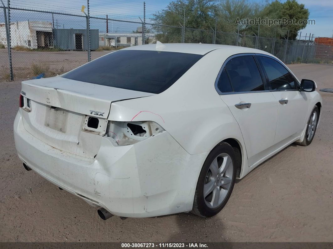 2009 Acura Tsx White vin: JH4CU26649C020190