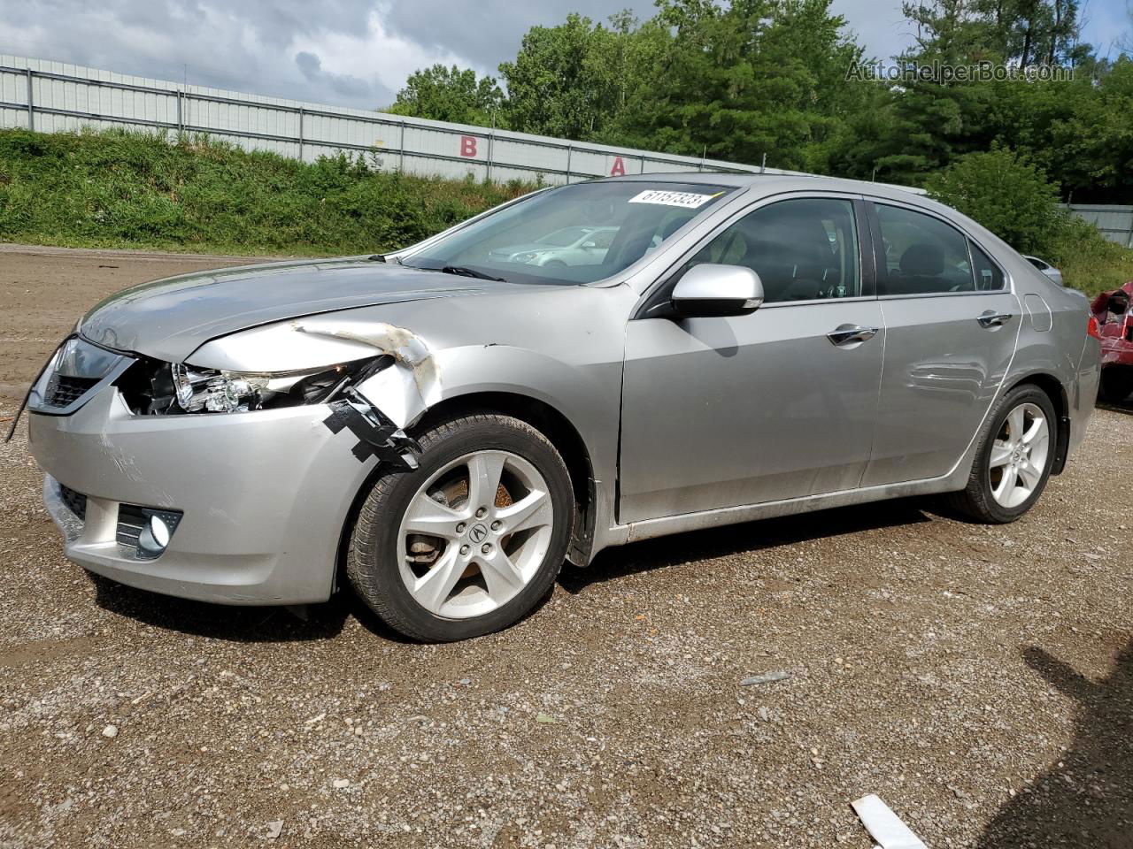 2009 Acura Tsx  Silver vin: JH4CU26649C034901