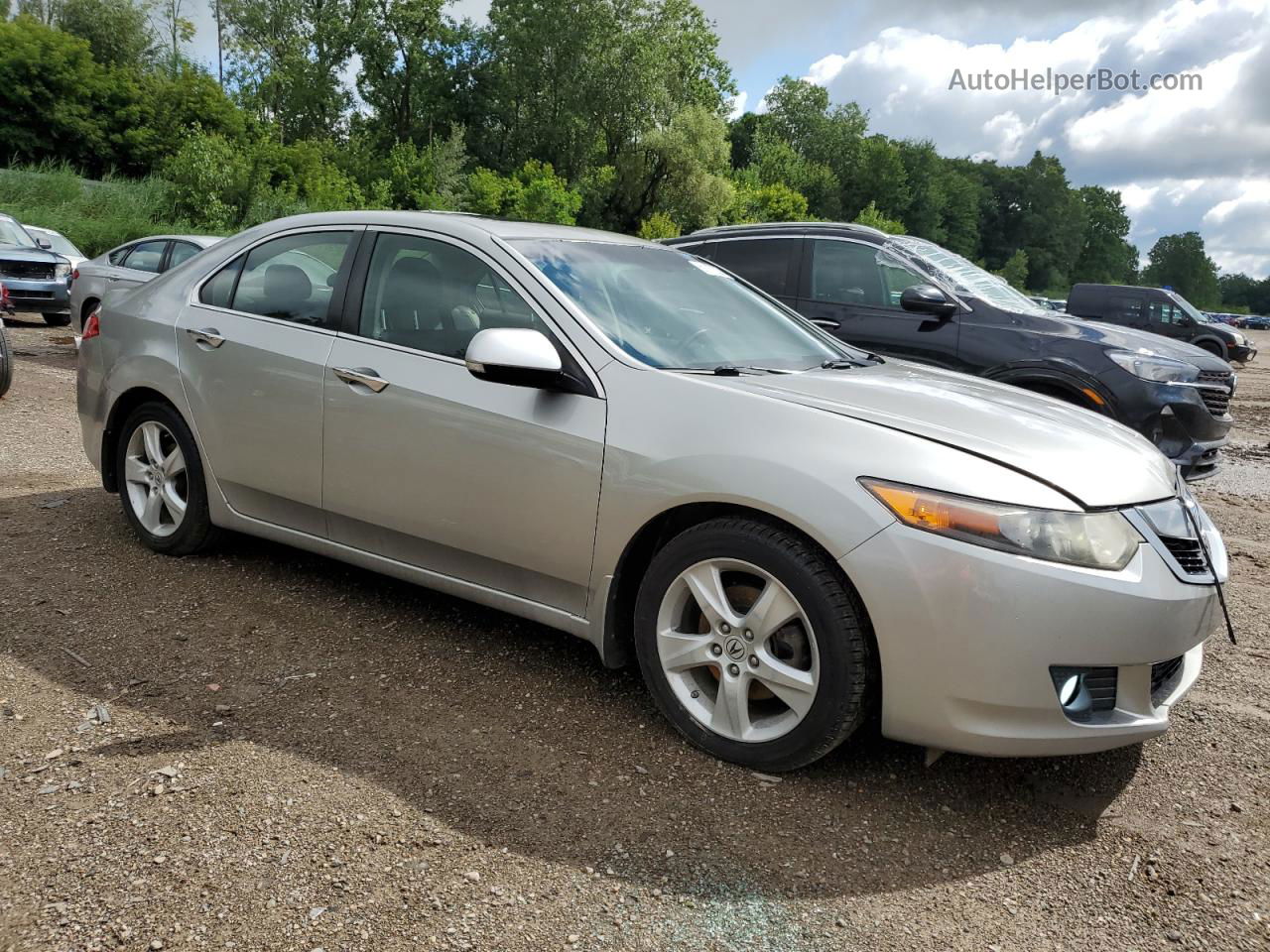 2009 Acura Tsx  Silver vin: JH4CU26649C034901