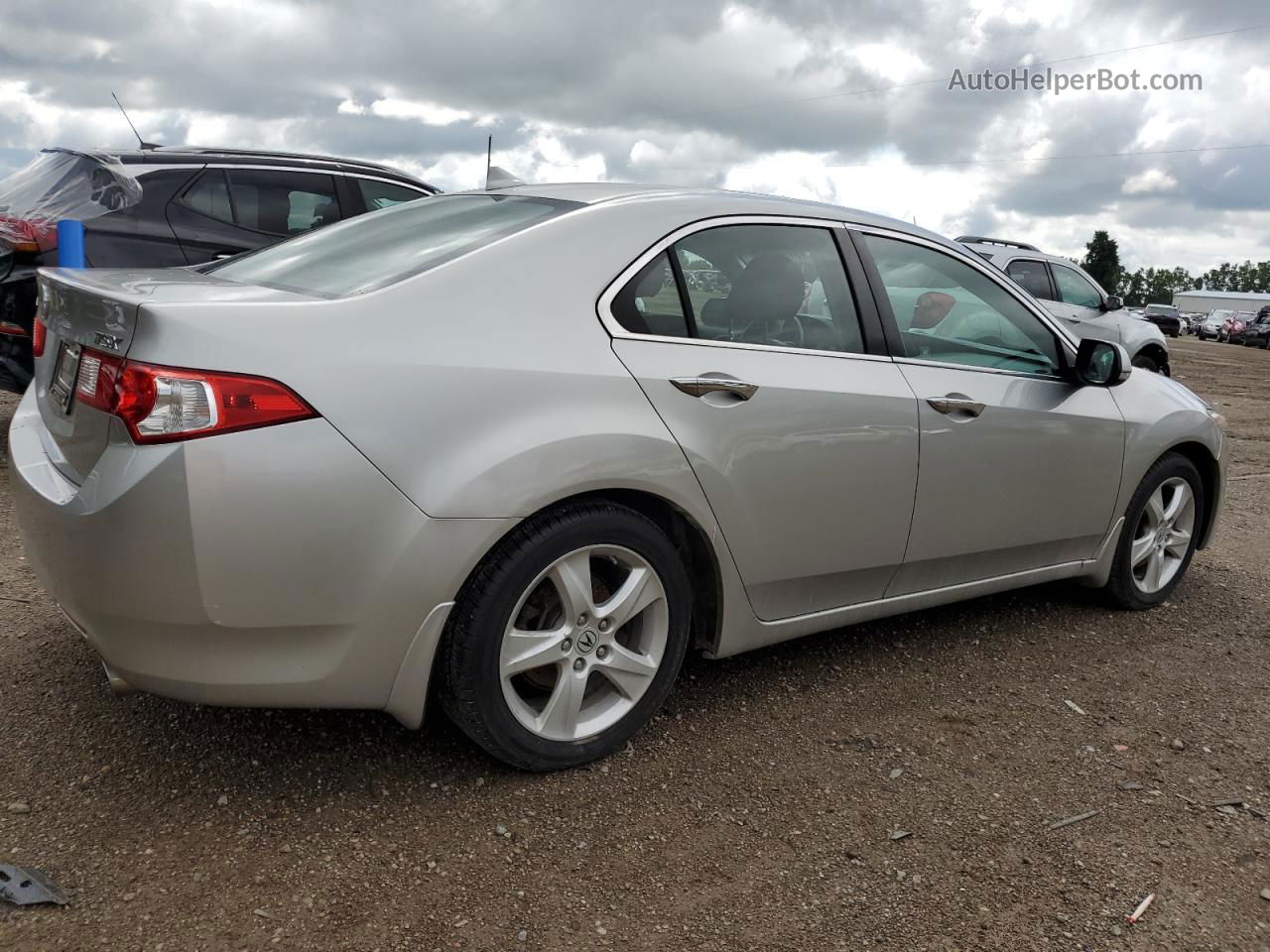 2009 Acura Tsx  Silver vin: JH4CU26649C034901