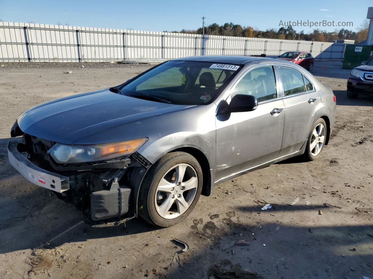 2009 Acura Tsx  Gray vin: JH4CU26659C008632