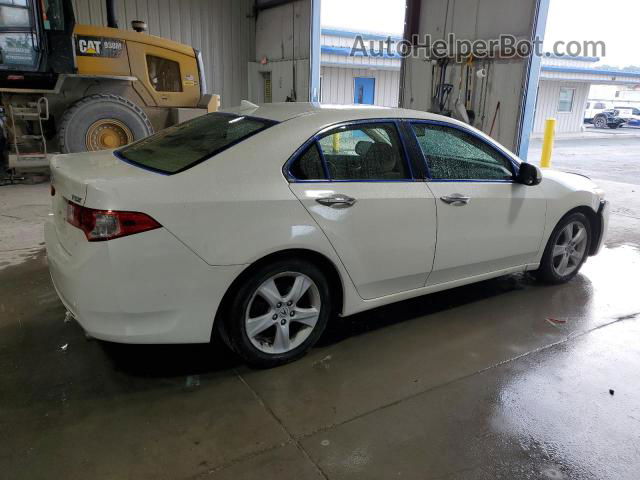 2009 Acura Tsx  White vin: JH4CU26659C009702