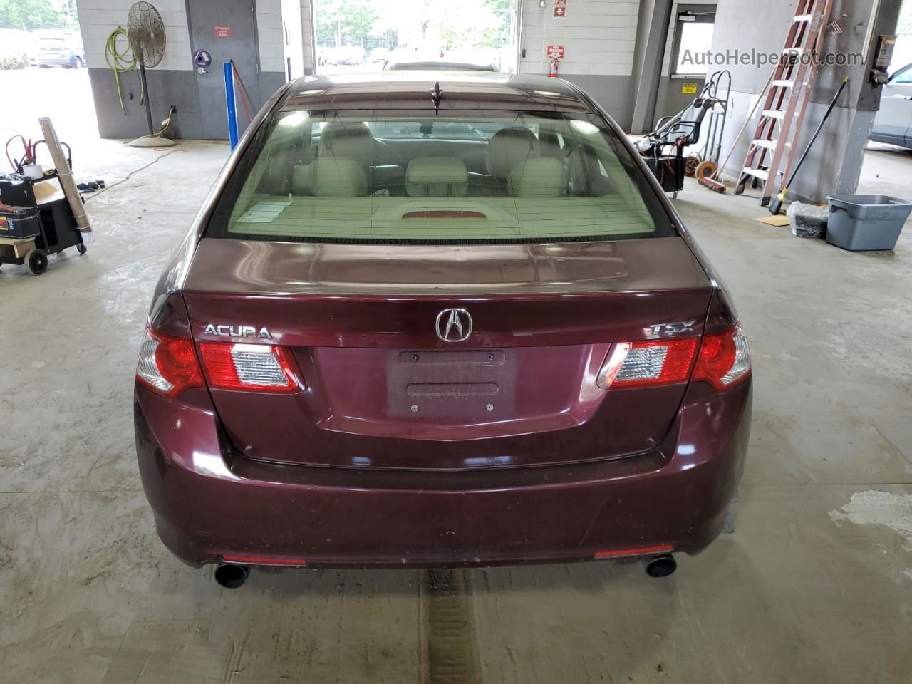 2009 Acura Tsx  Maroon vin: JH4CU26659C018075