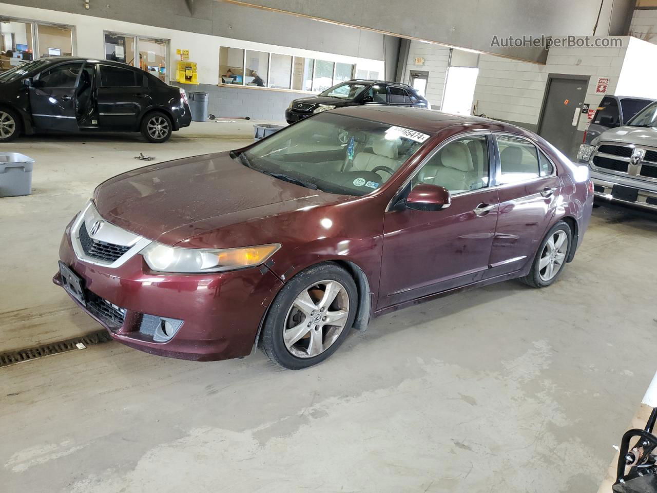 2009 Acura Tsx  Maroon vin: JH4CU26659C018075