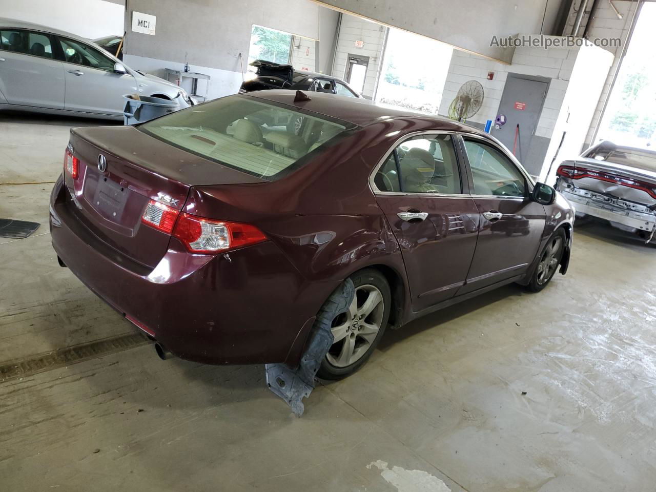 2009 Acura Tsx  Maroon vin: JH4CU26659C018075