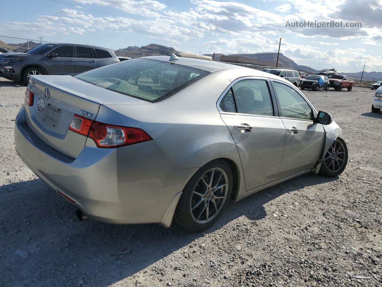 2009 Acura Tsx  Silver vin: JH4CU26659C022675