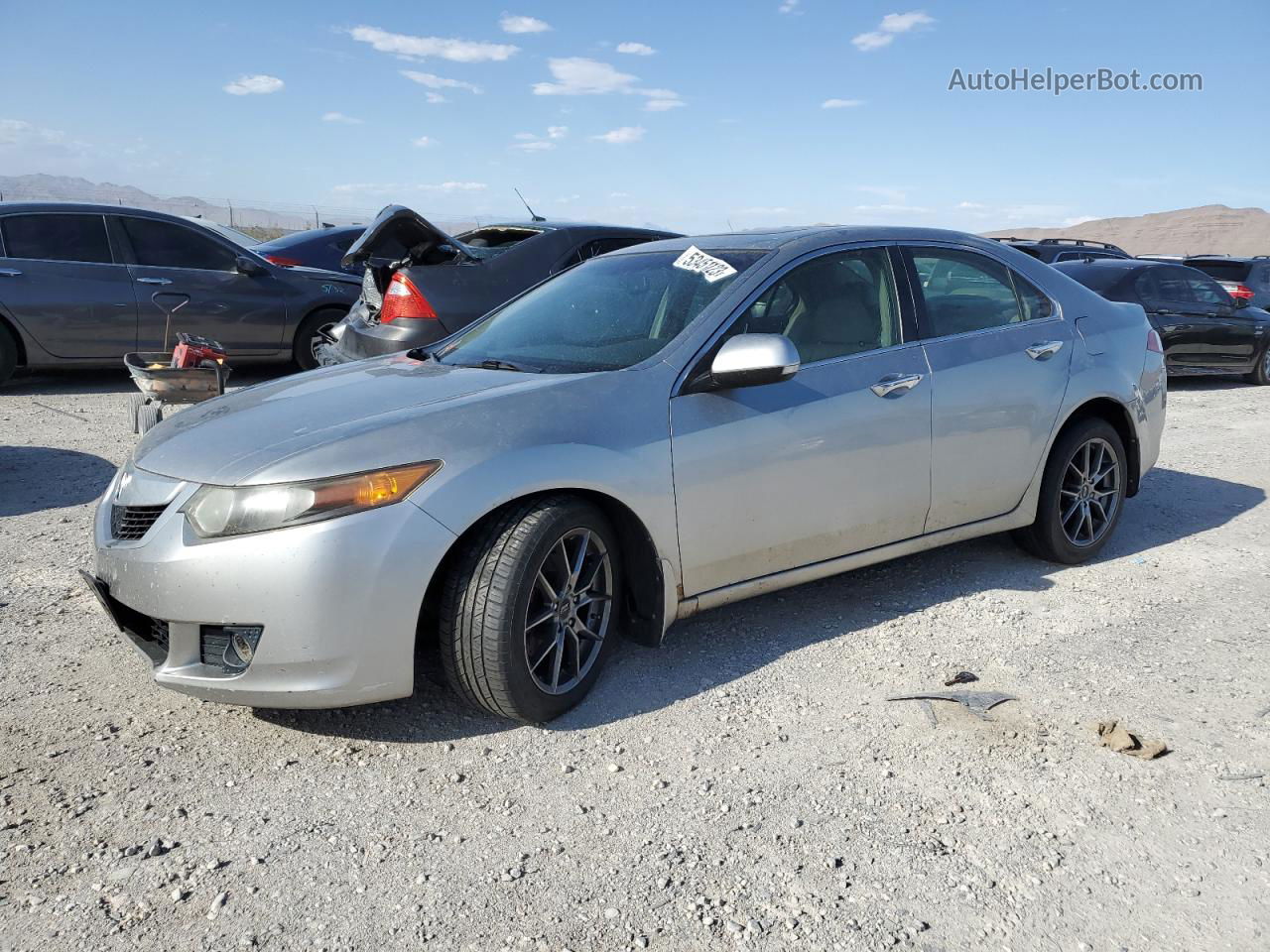 2009 Acura Tsx  Silver vin: JH4CU26659C022675