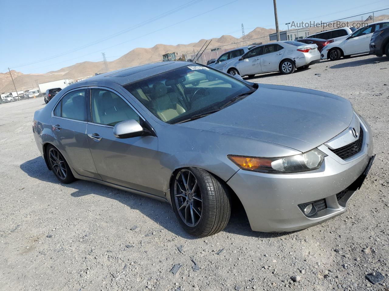 2009 Acura Tsx  Silver vin: JH4CU26659C022675