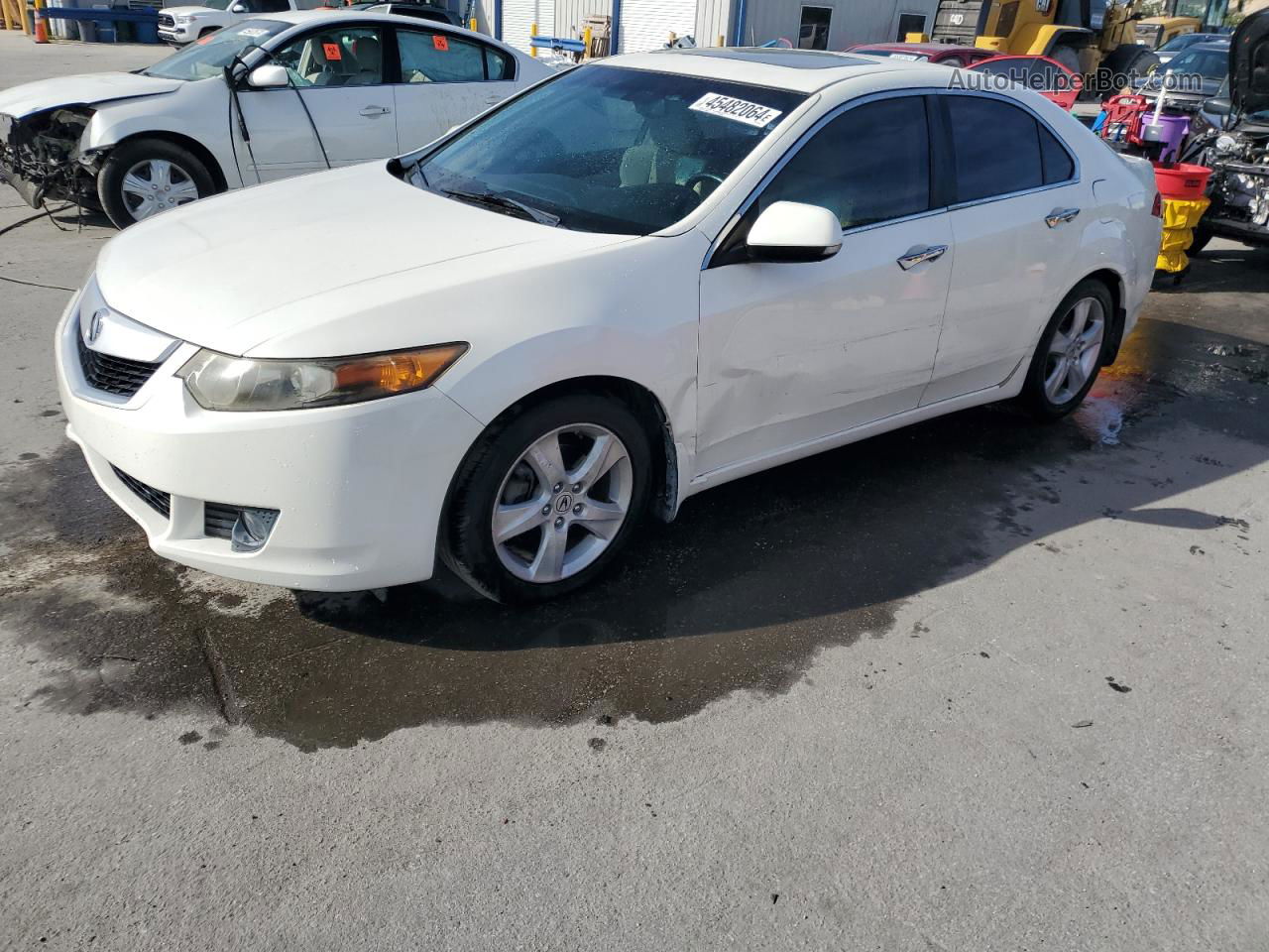 2009 Acura Tsx  White vin: JH4CU26659C026189