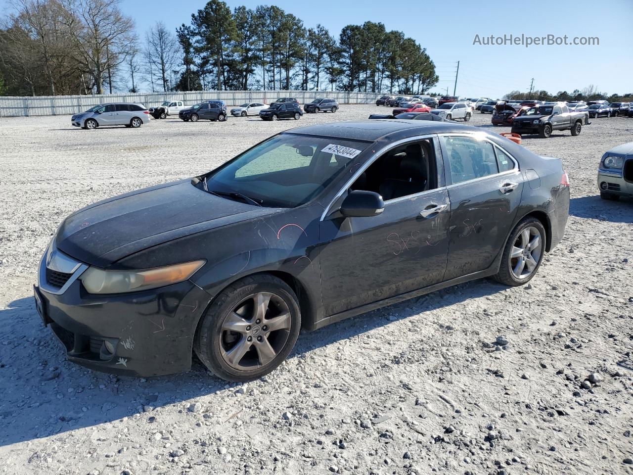 2009 Acura Tsx  Black vin: JH4CU26659C031828