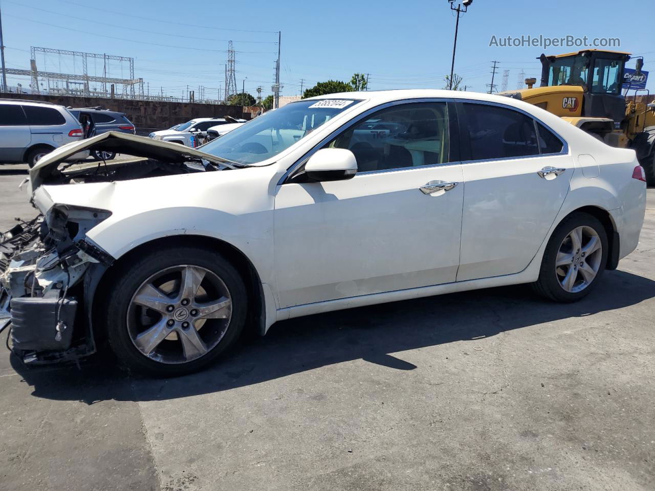 2009 Acura Tsx  White vin: JH4CU26669C011412