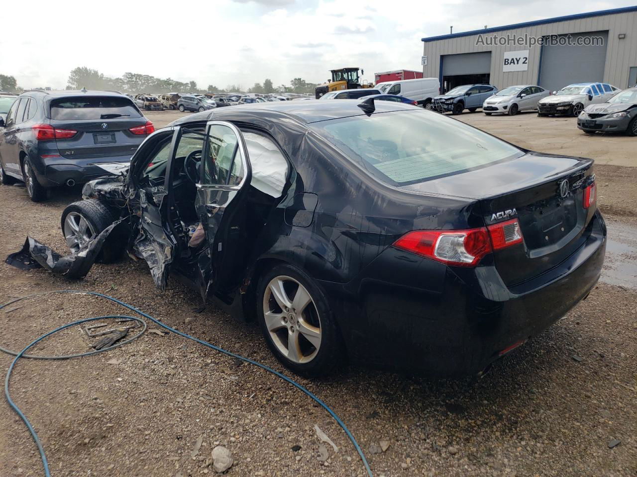 2009 Acura Tsx  Black vin: JH4CU26669C011491