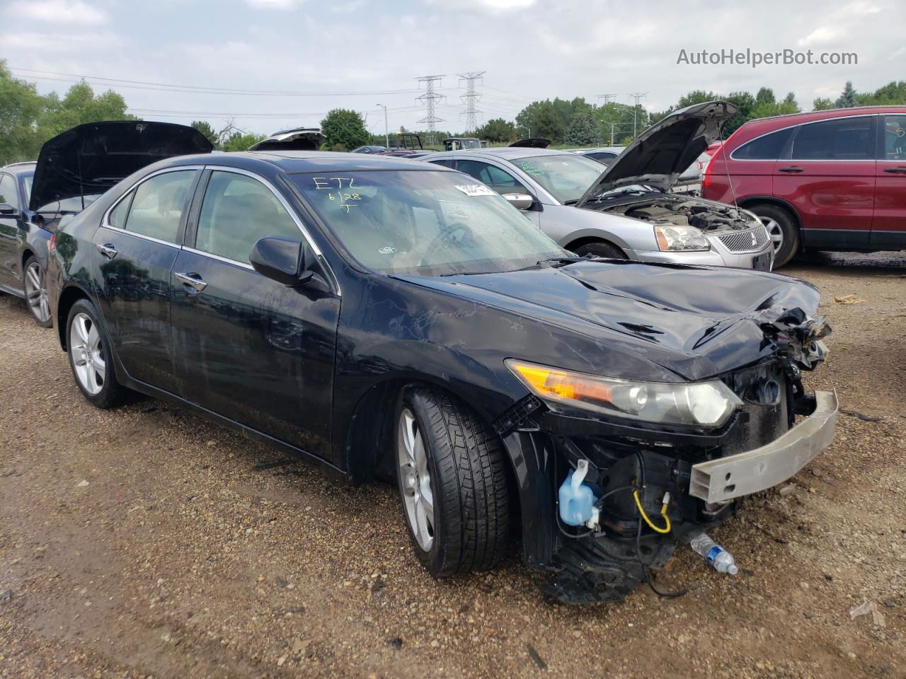 2009 Acura Tsx  Black vin: JH4CU26669C011491