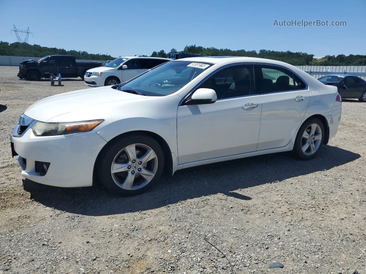 2009 Acura Tsx  Белый vin: JH4CU26669C014519