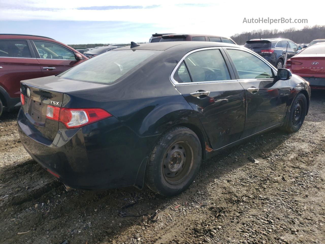 2009 Acura Tsx  Черный vin: JH4CU26669C016089