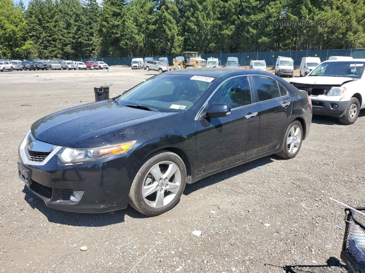 2009 Acura Tsx  Black vin: JH4CU26669C017114