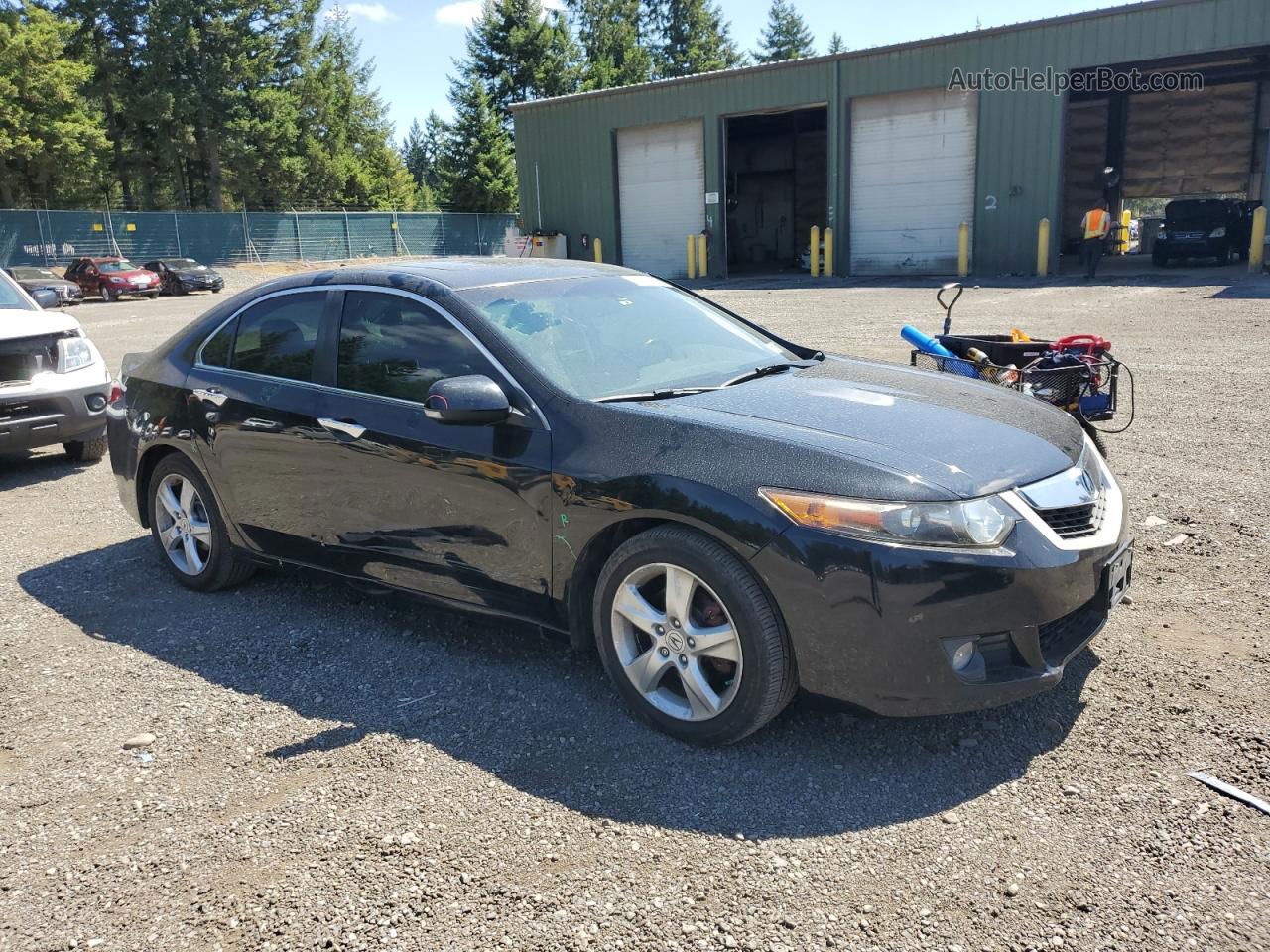 2009 Acura Tsx  Black vin: JH4CU26669C017114