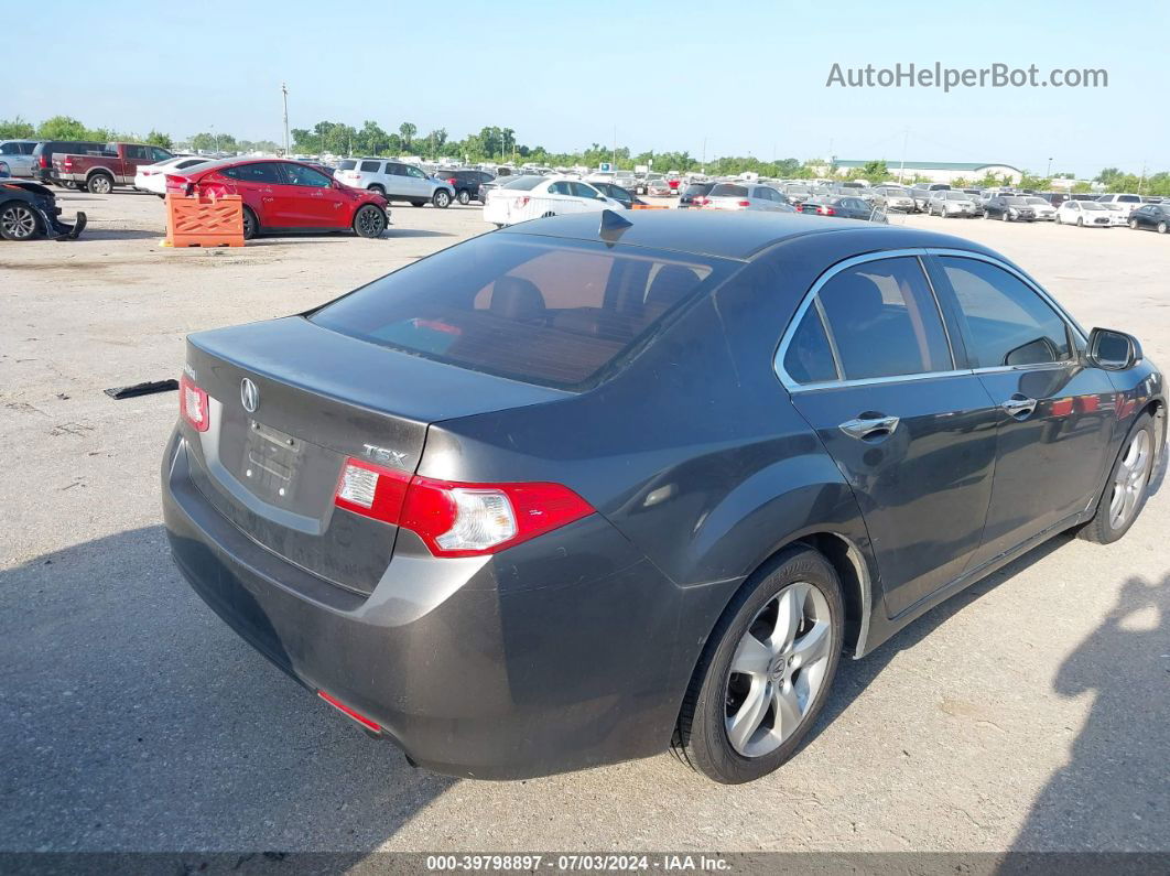 2009 Acura Tsx   Gray vin: JH4CU26669C032082